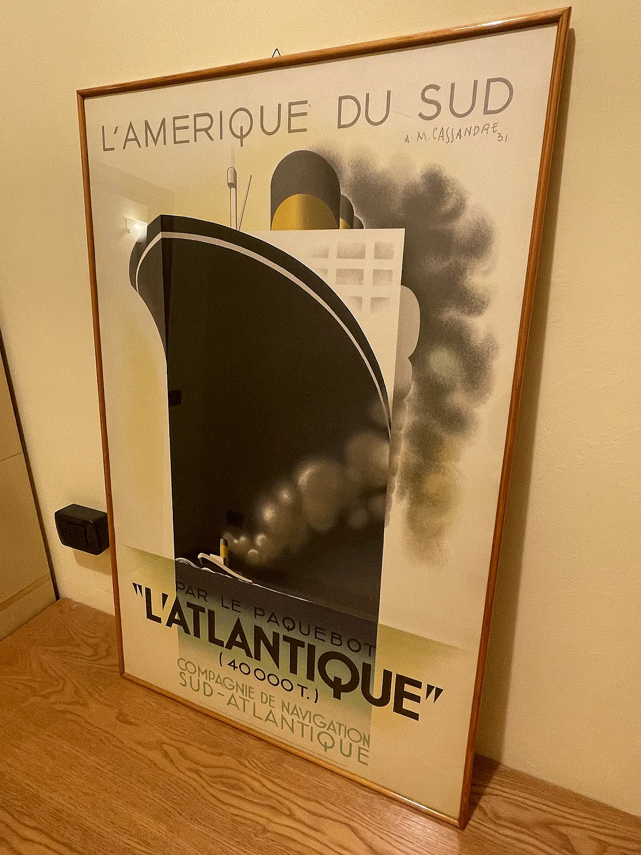 A.M. Cassandre, L’Atlantique & Normandie, Pair of large posters, 1960s 12