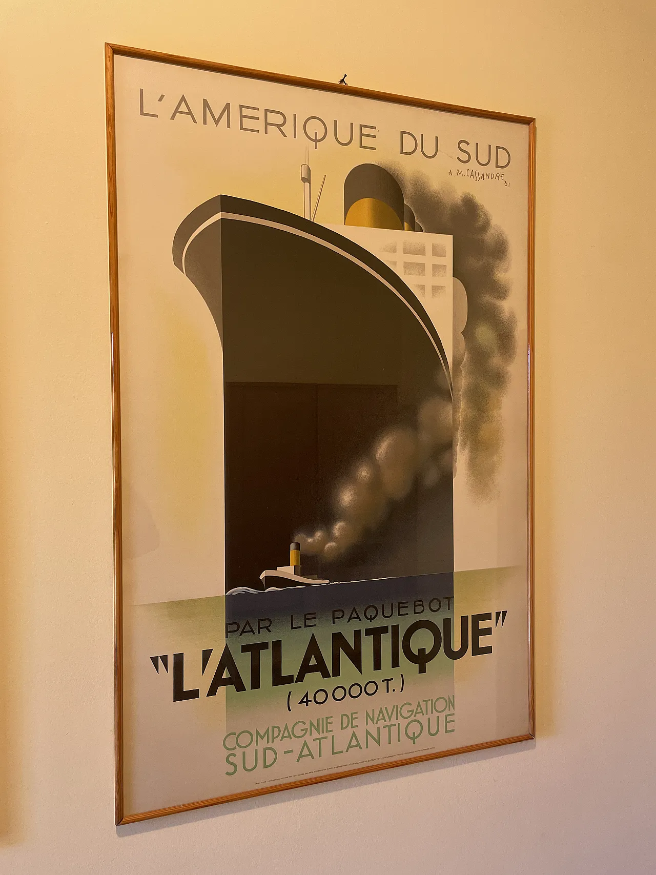 A.M. Cassandre, L’Atlantique & Normandie, Pair of large posters, 1960s 19