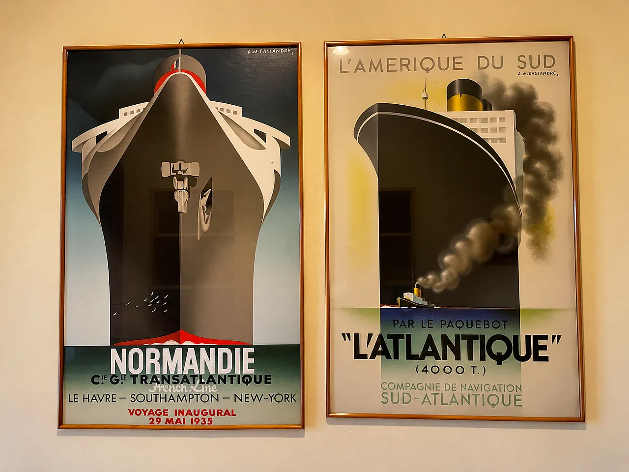 A.M. Cassandre, L’Atlantique & Normandie, Pair of large posters, 1960s 22