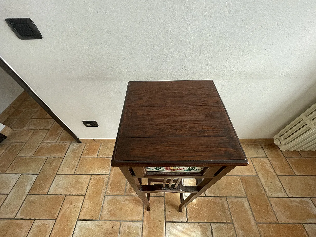 Wooden and ceramic flowerpot stands, 30s 5