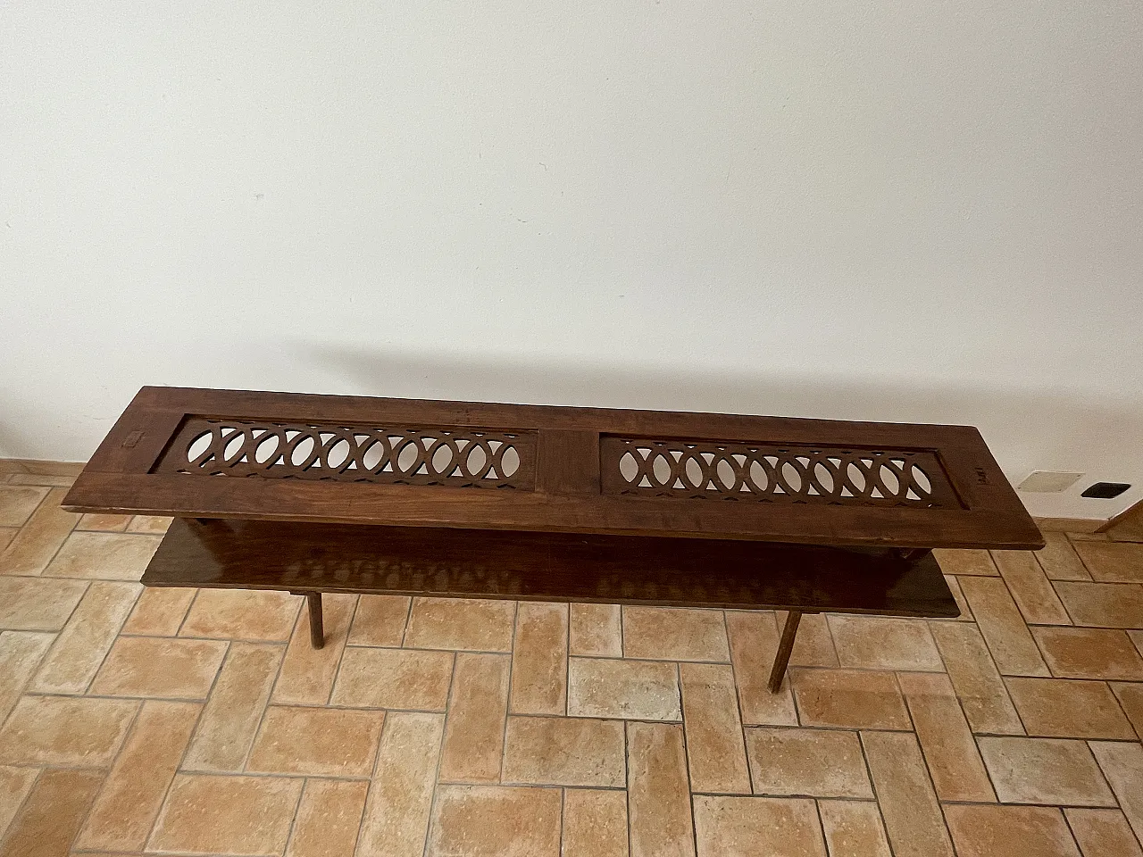 Bench with armrests, 19th century 8