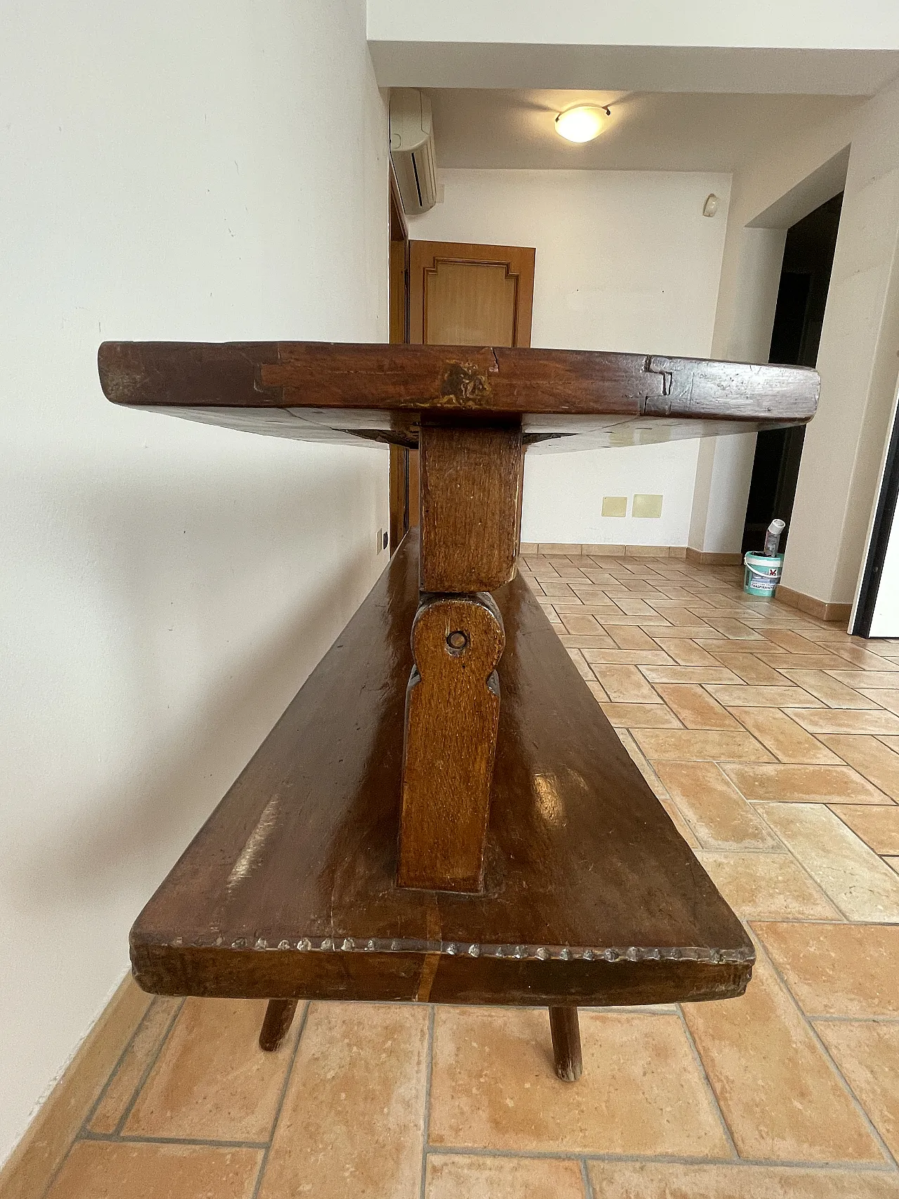 Bench with armrests, 19th century 10