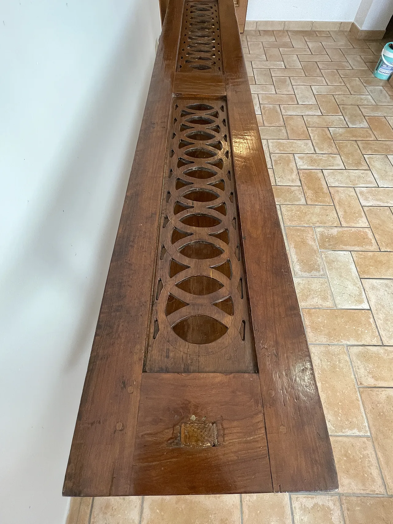 Bench with armrests, 19th century 11