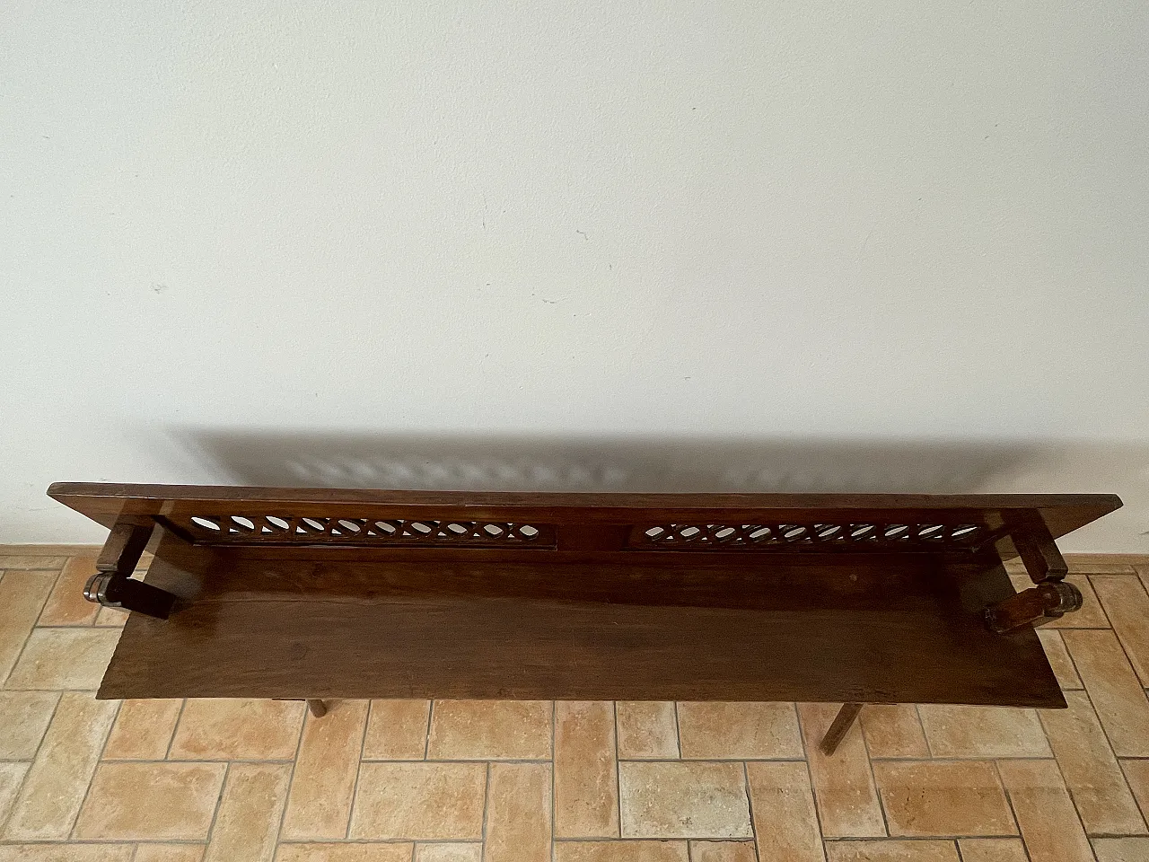 Bench with armrests, 19th century 18