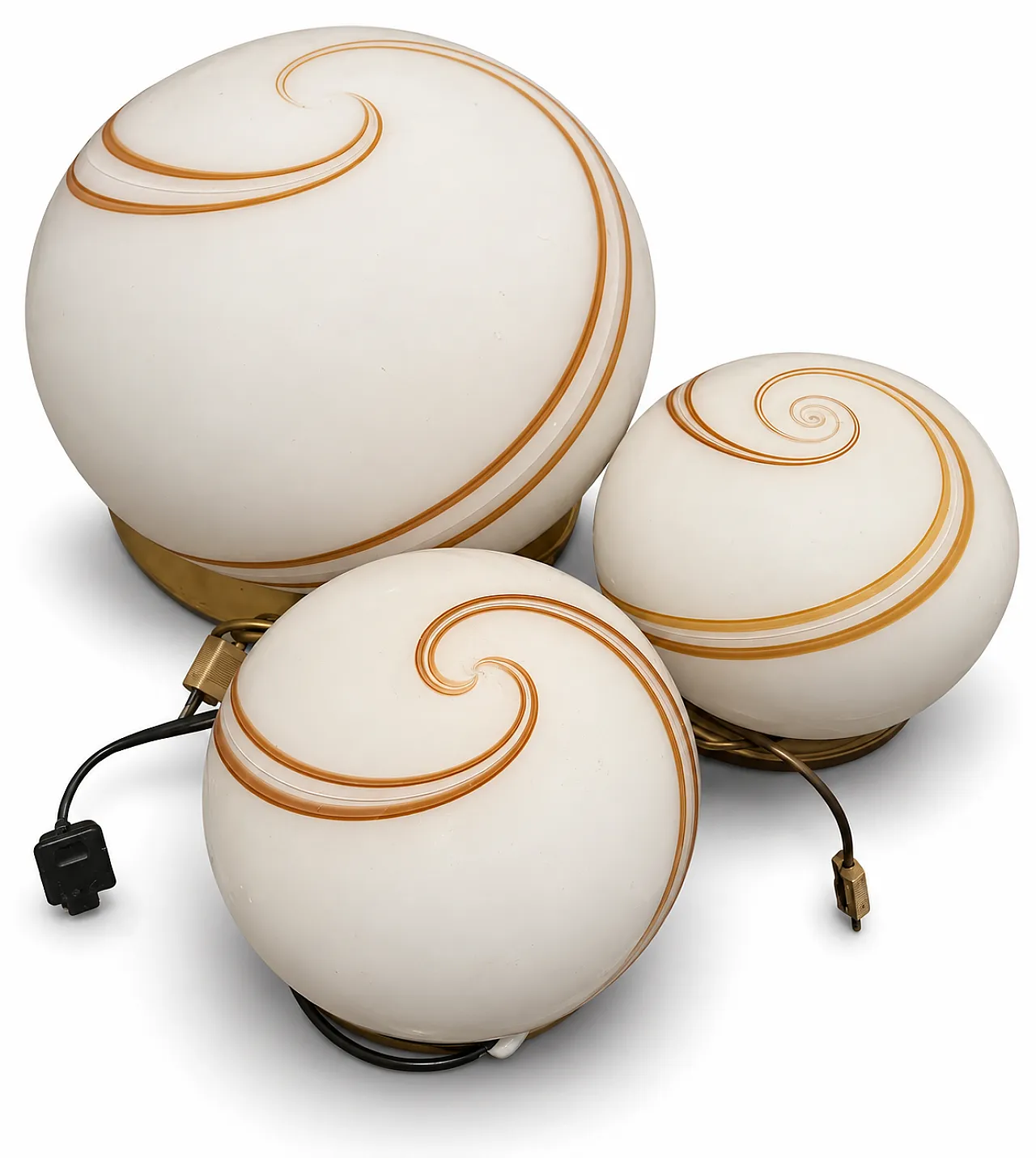 3 table lamps, mid-1960s 2