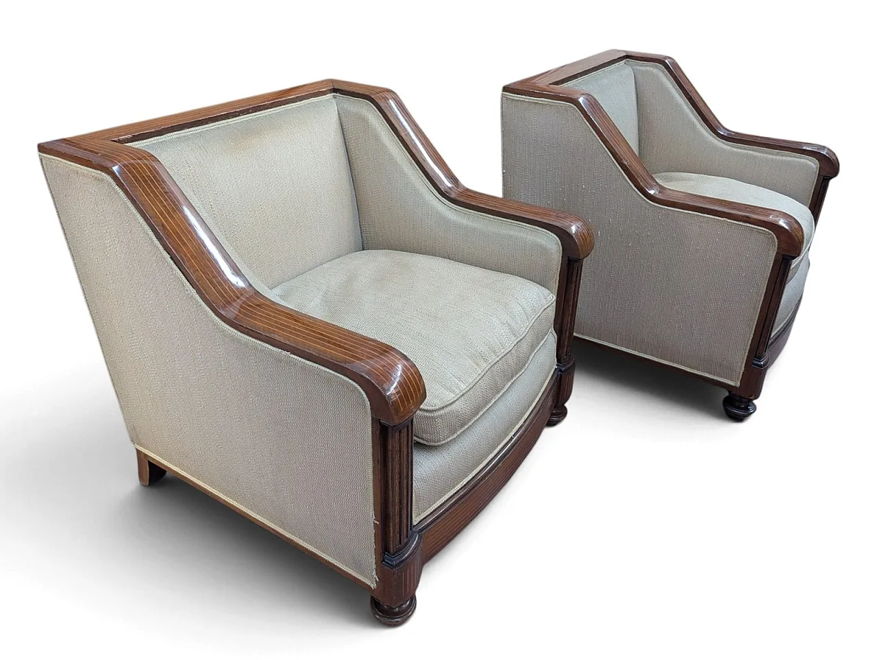 Pair of Art Deco armchairs, 1930s 2