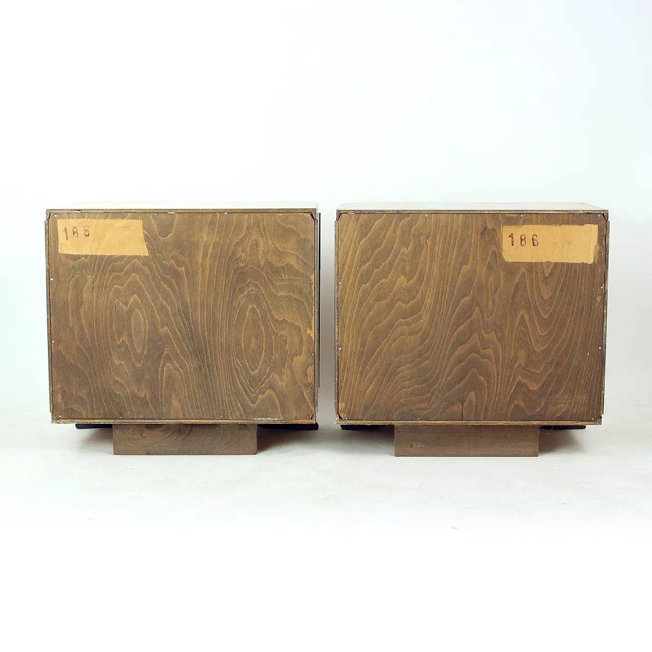 Art Deco Bedside Tables By Jindřich Halabala For Up Závody, 1930s 12