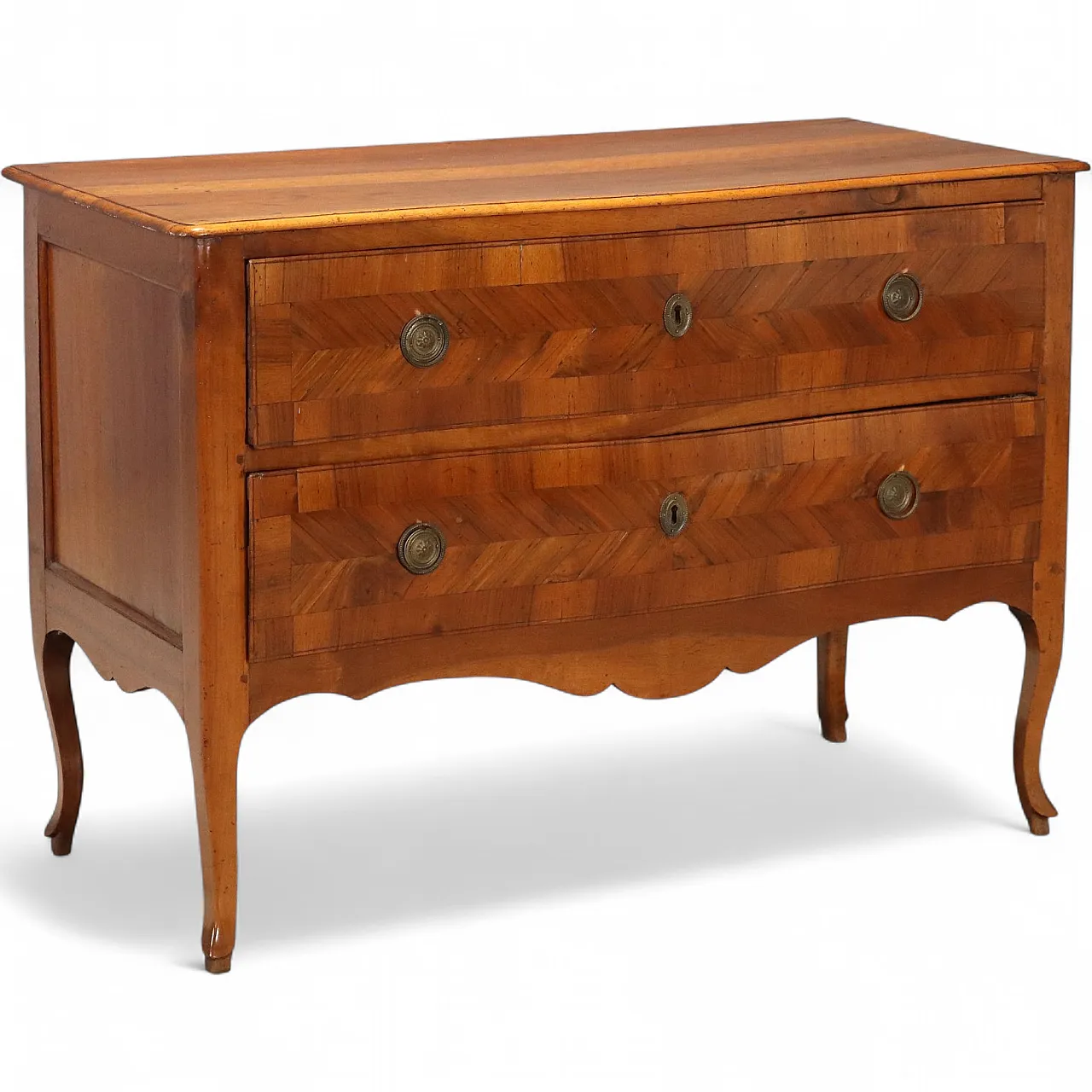 Baroque walnut chest of drawers, 18th century 11