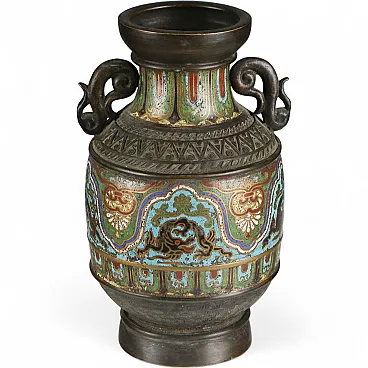 Cloisonné vase, 20th century