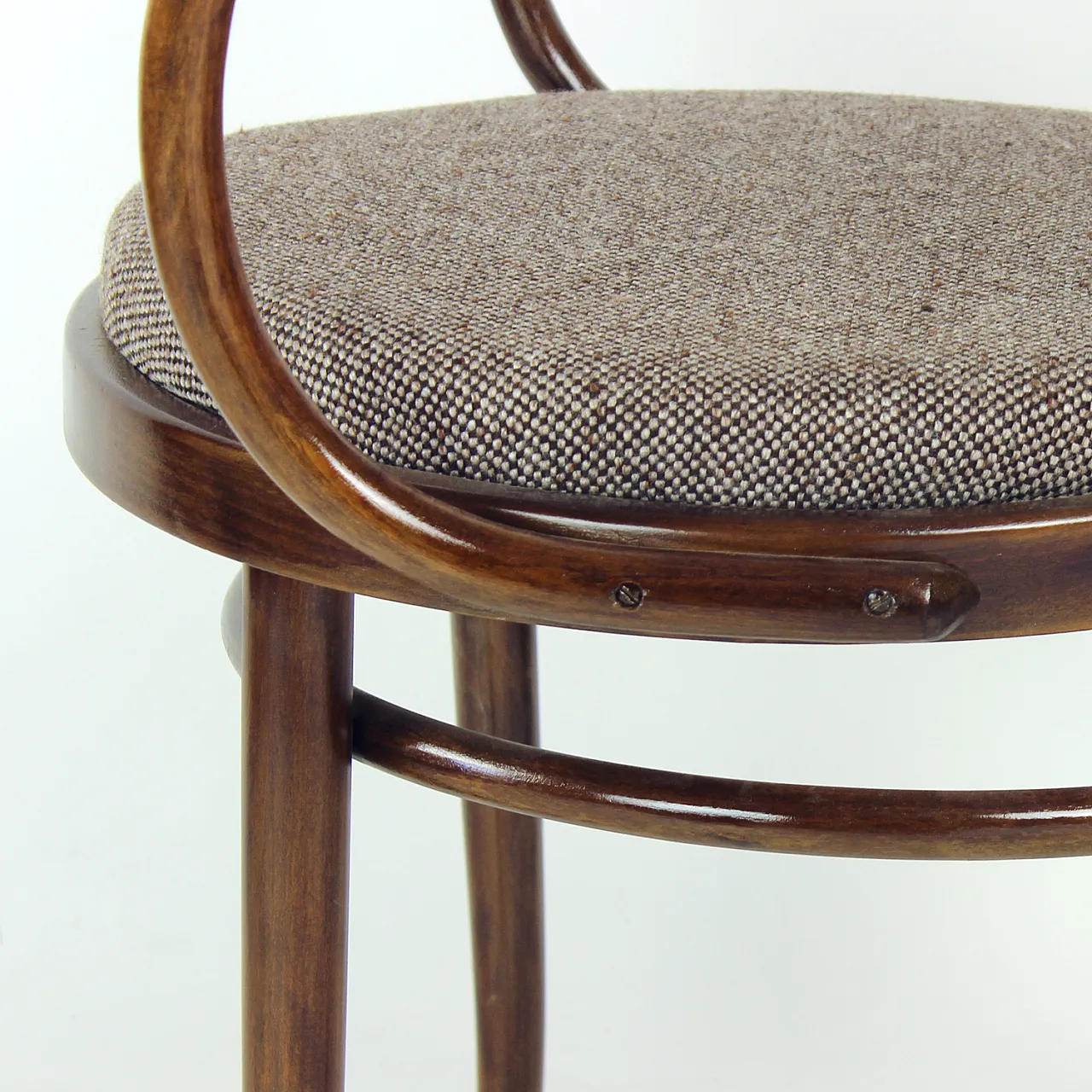 August Thonet No. 30 Bentwood Armchair For Ton, 50s 10