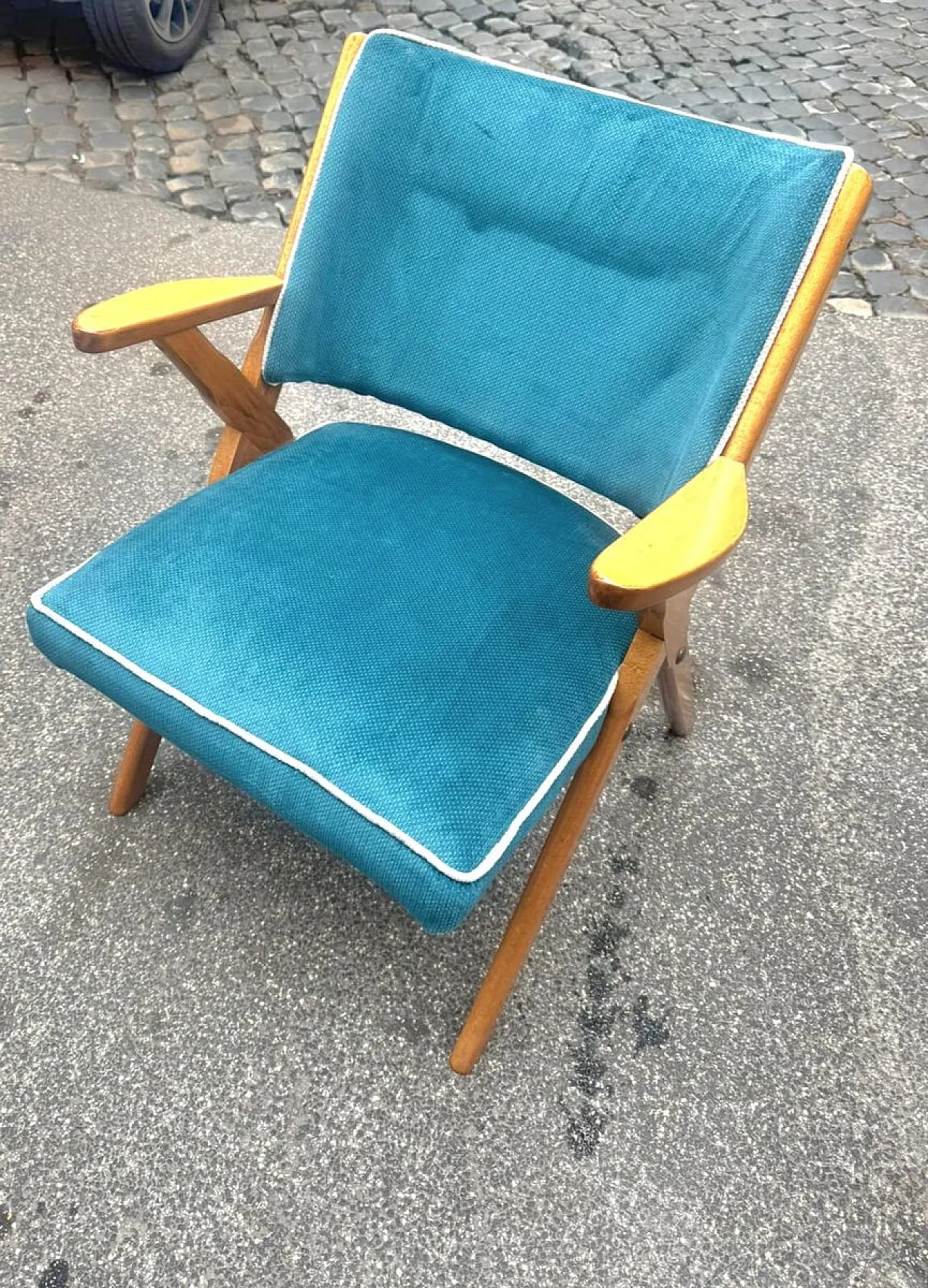 Poltrona nordica di Dal Vera, Italia, anni '50 1
