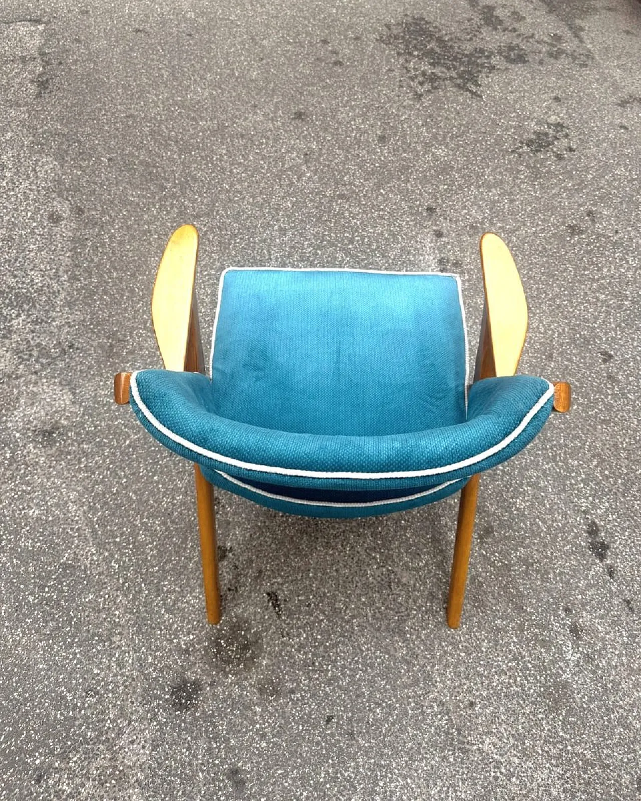 Poltrona nordica di Dal Vera, Italia, anni '50 4