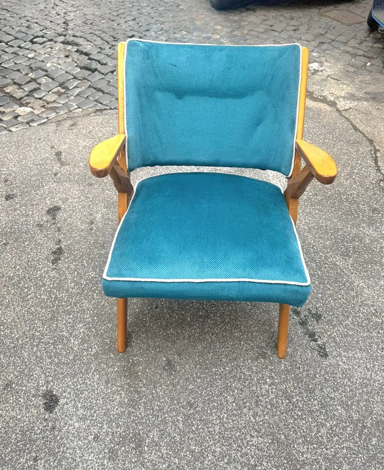 Poltrona nordica di Dal Vera, Italia, anni '50 6
