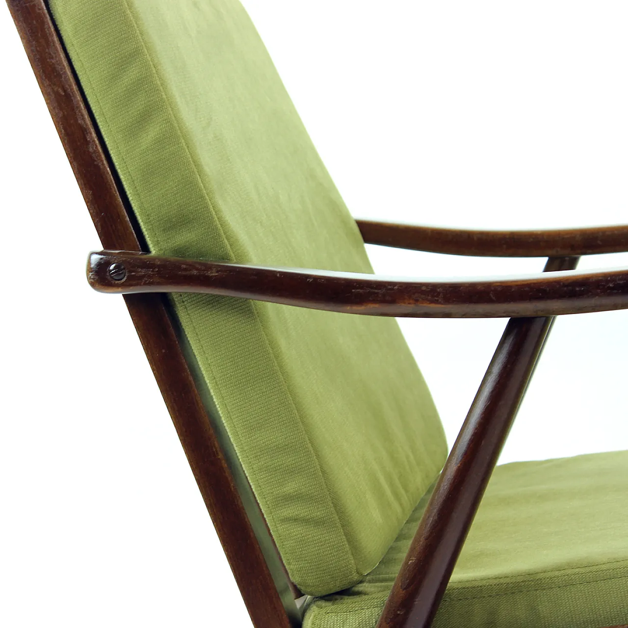 Boomerang Armchair From Ton, Czechoslovakia, 1960s 4
