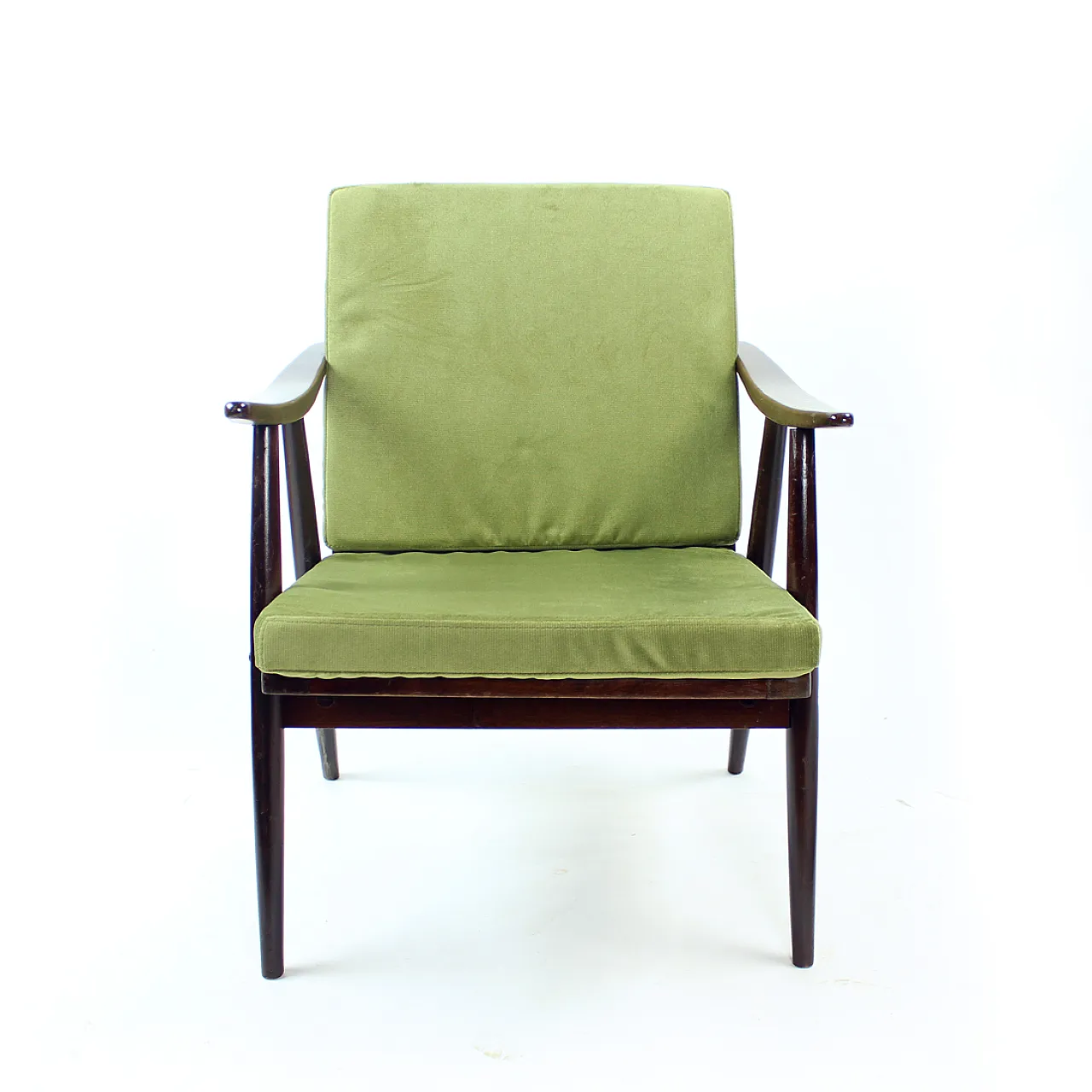 Boomerang Armchair From Ton, Czechoslovakia, 1960s 10