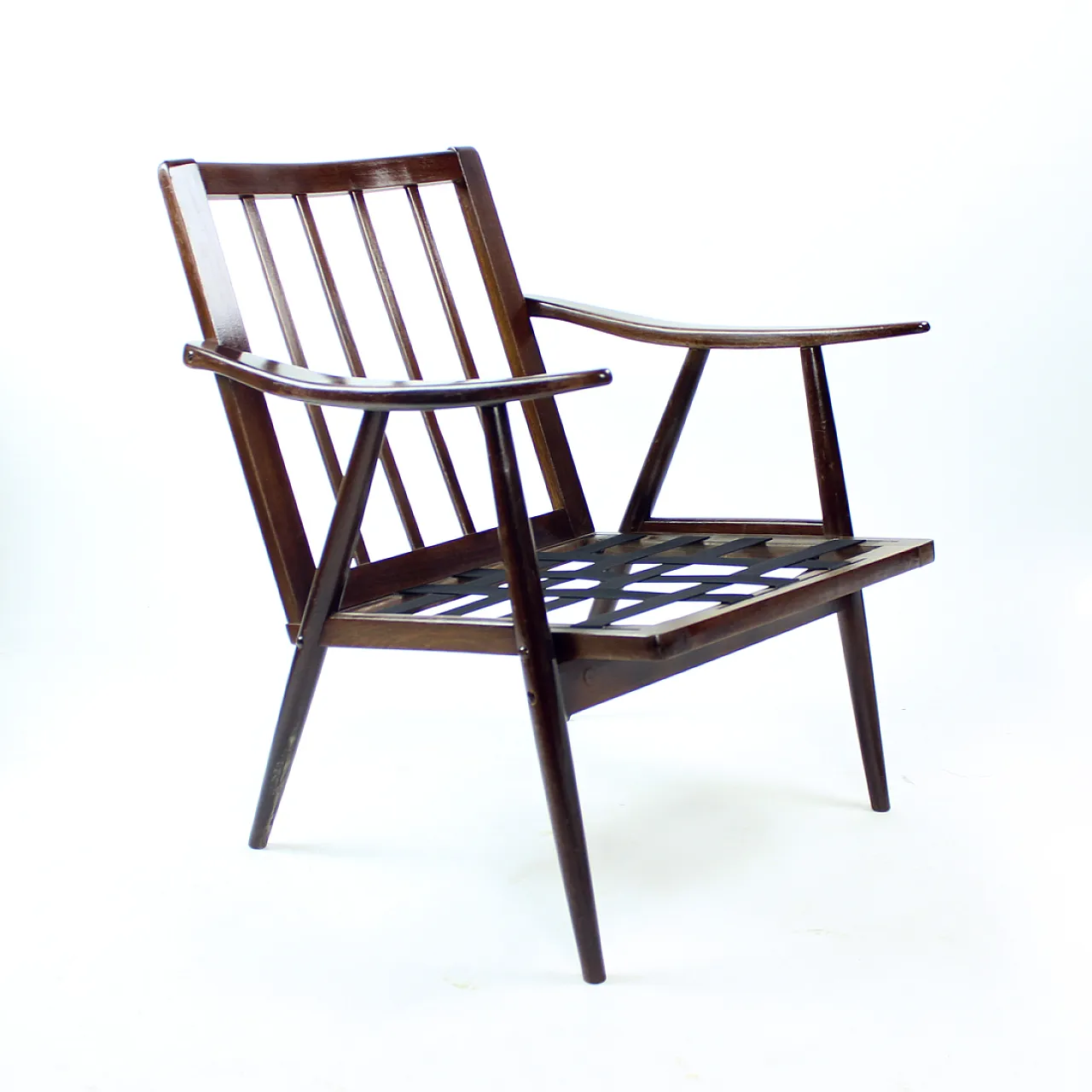 Boomerang Armchair From Ton, Czechoslovakia, 1960s 13