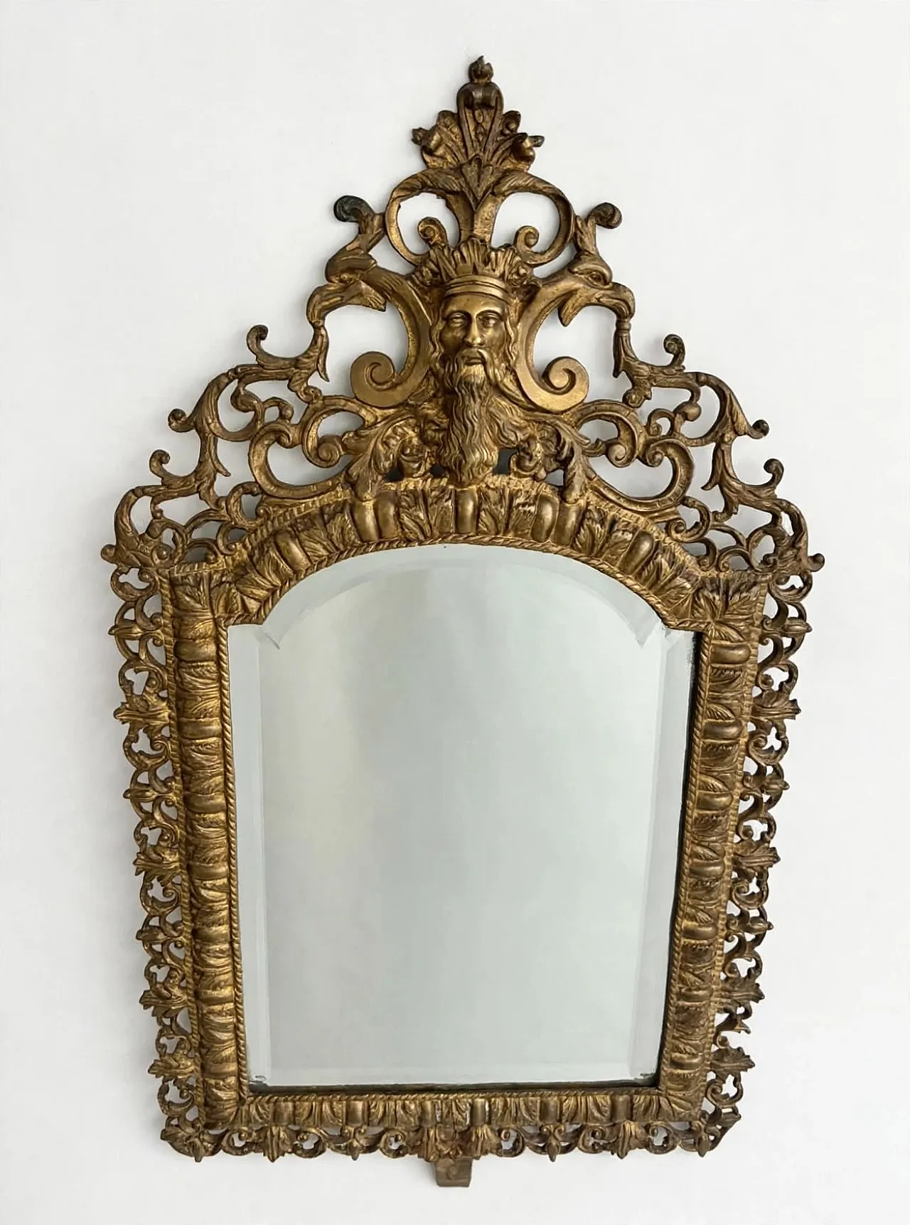 Specchio bronzo dorato, anni '40 1