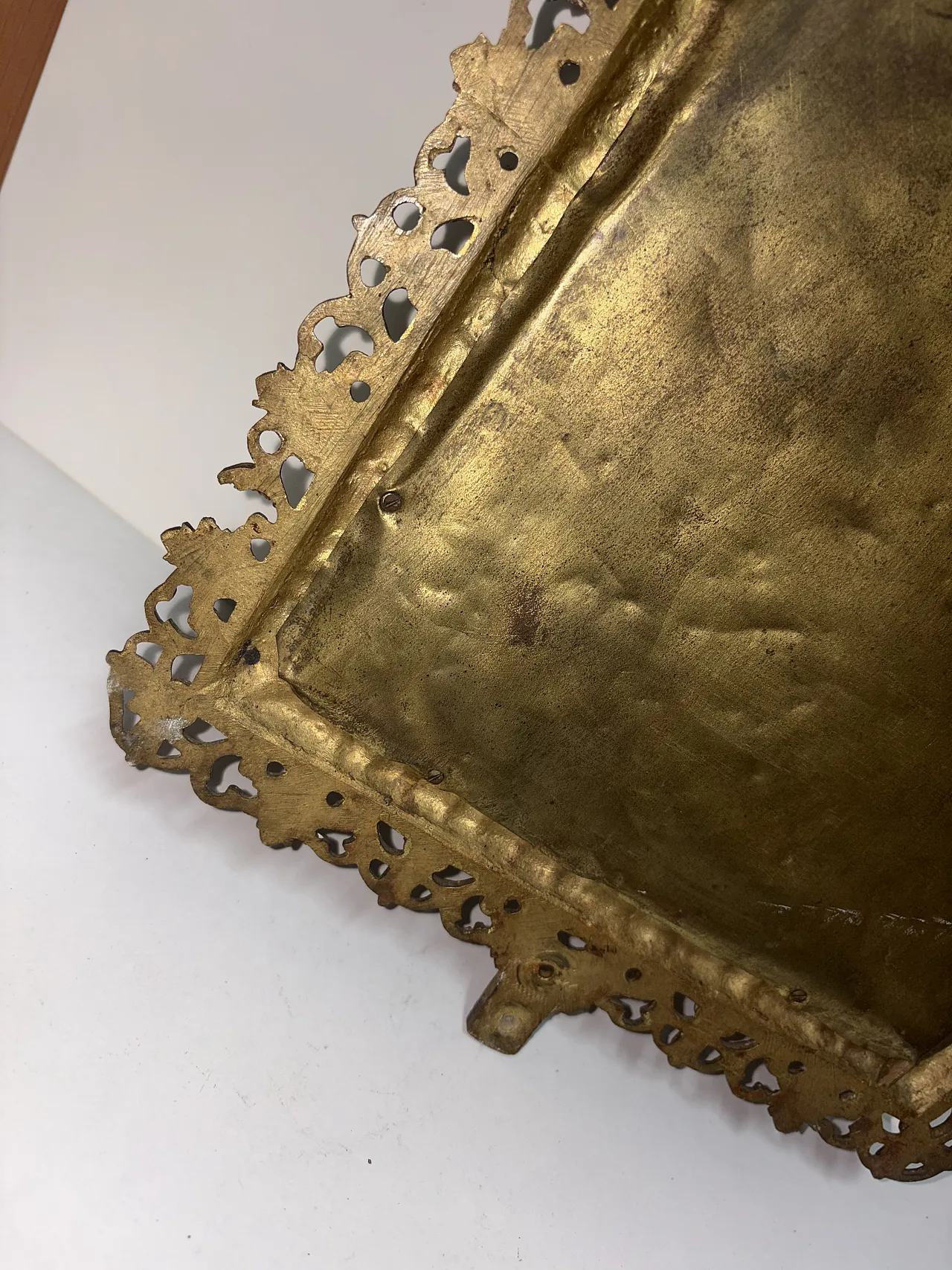 Specchio bronzo dorato, anni '40 8