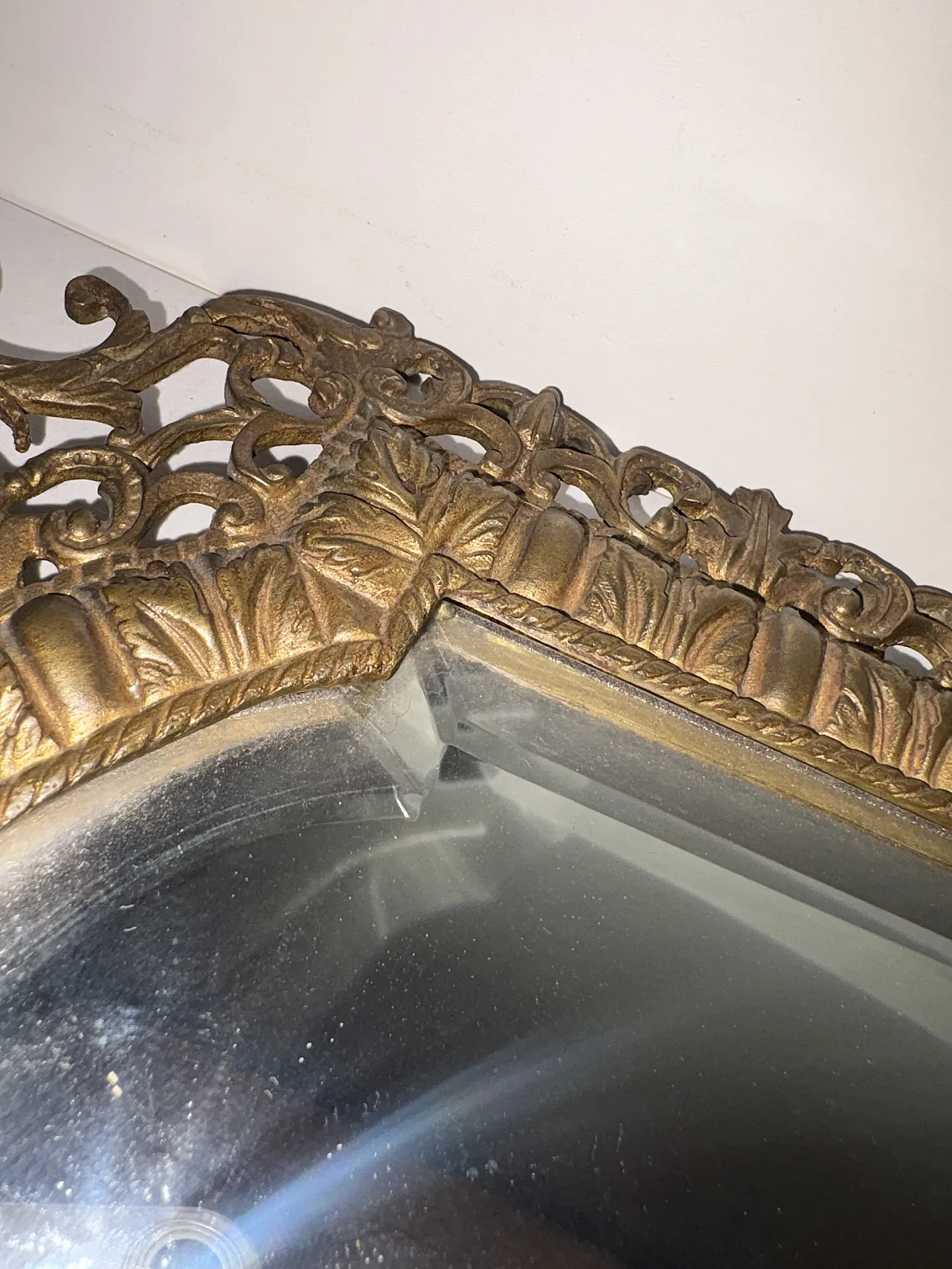 Specchio bronzo dorato, anni '40 11