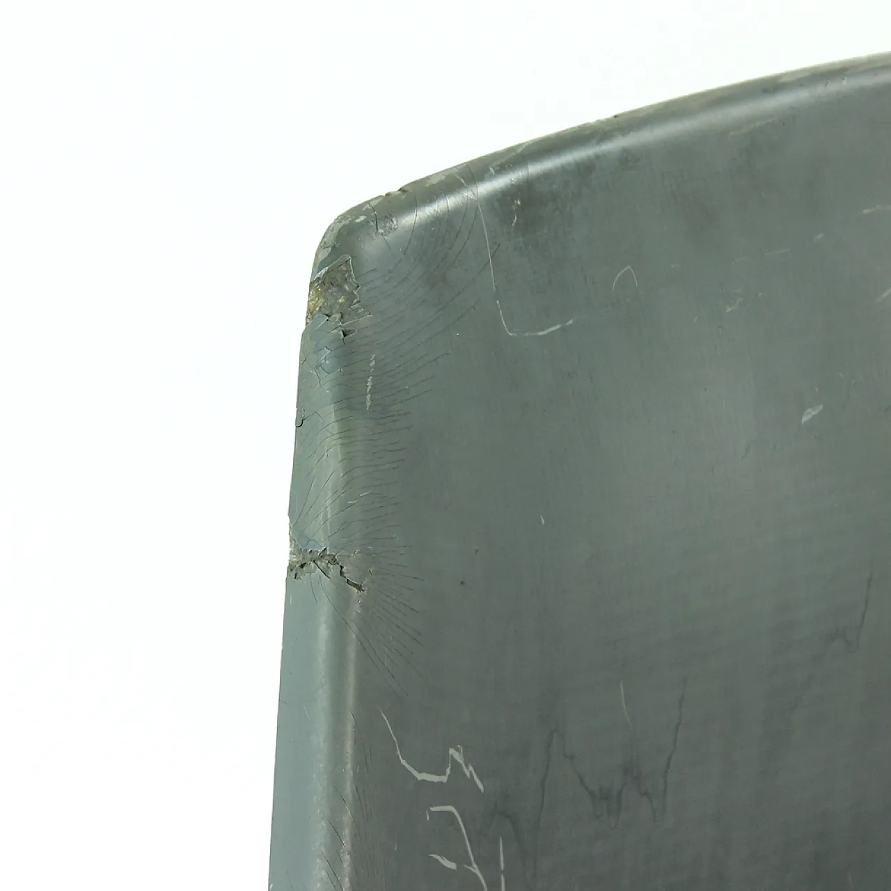 Sedie a sdraio in fibra di vetro grigia e metallo di Miroslav Navratil per Vertex, 1 3