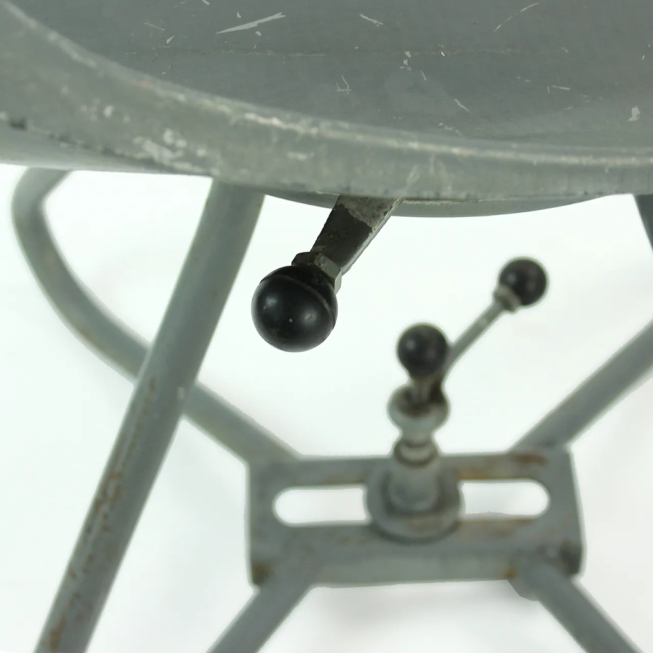 Sedie a sdraio in fibra di vetro grigia e metallo di Miroslav Navratil per Vertex, 1 9