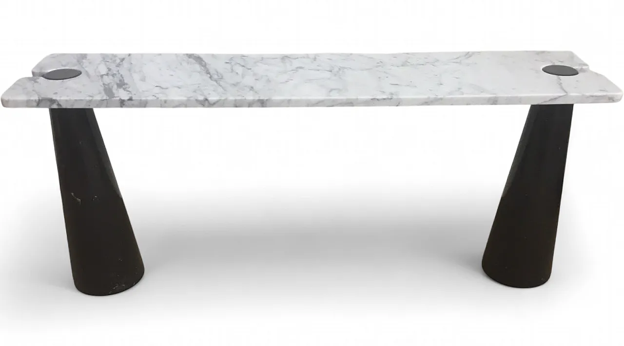 Marble Eros console by Angelo Mangiarotti for Skipper, 1990s 4