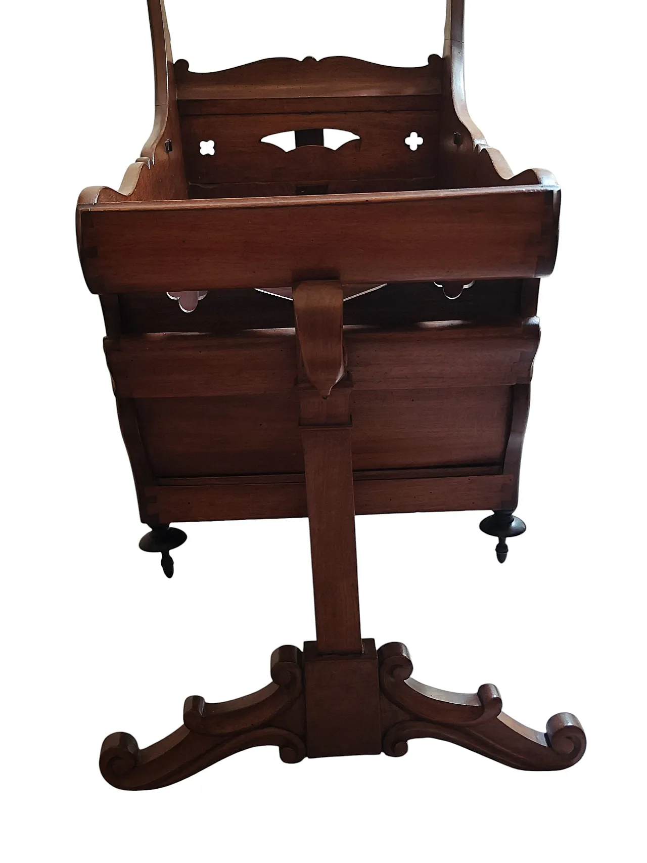Culla antica in legno, primo '900 3