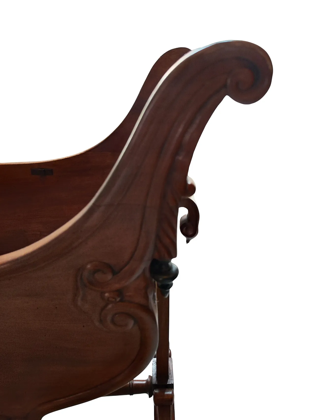 Culla antica in legno, primo '900 5
