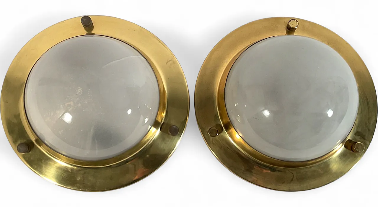 Pair of LSP6 Tommy lights by Luigi Caccia Dominioni for Azucena, 1950s 9