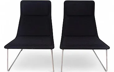 Pair of lounge chairs by Jasper Morrison for Cappellini, 1990s