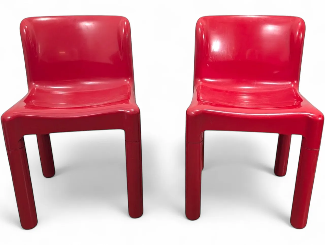 Pair of chairs by Carlo Bartoli for Kartell, 1970s 10
