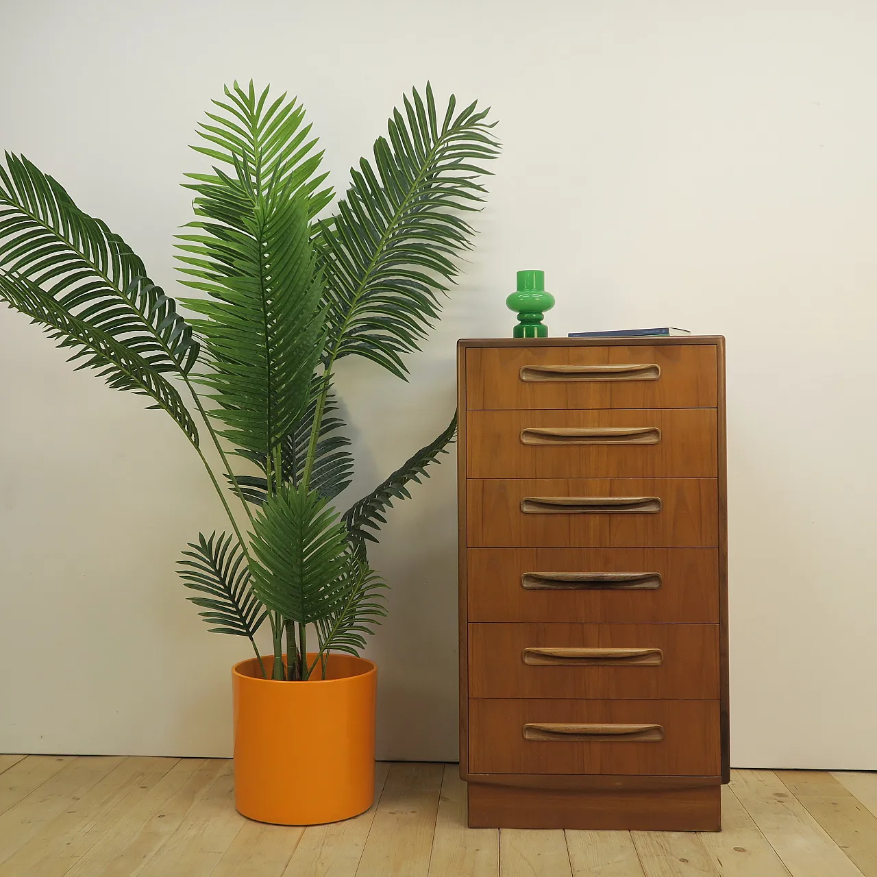 Tall Boy Fresco Chest of Drawers by Victor B. Wilkins for G-Plan, 1970 4