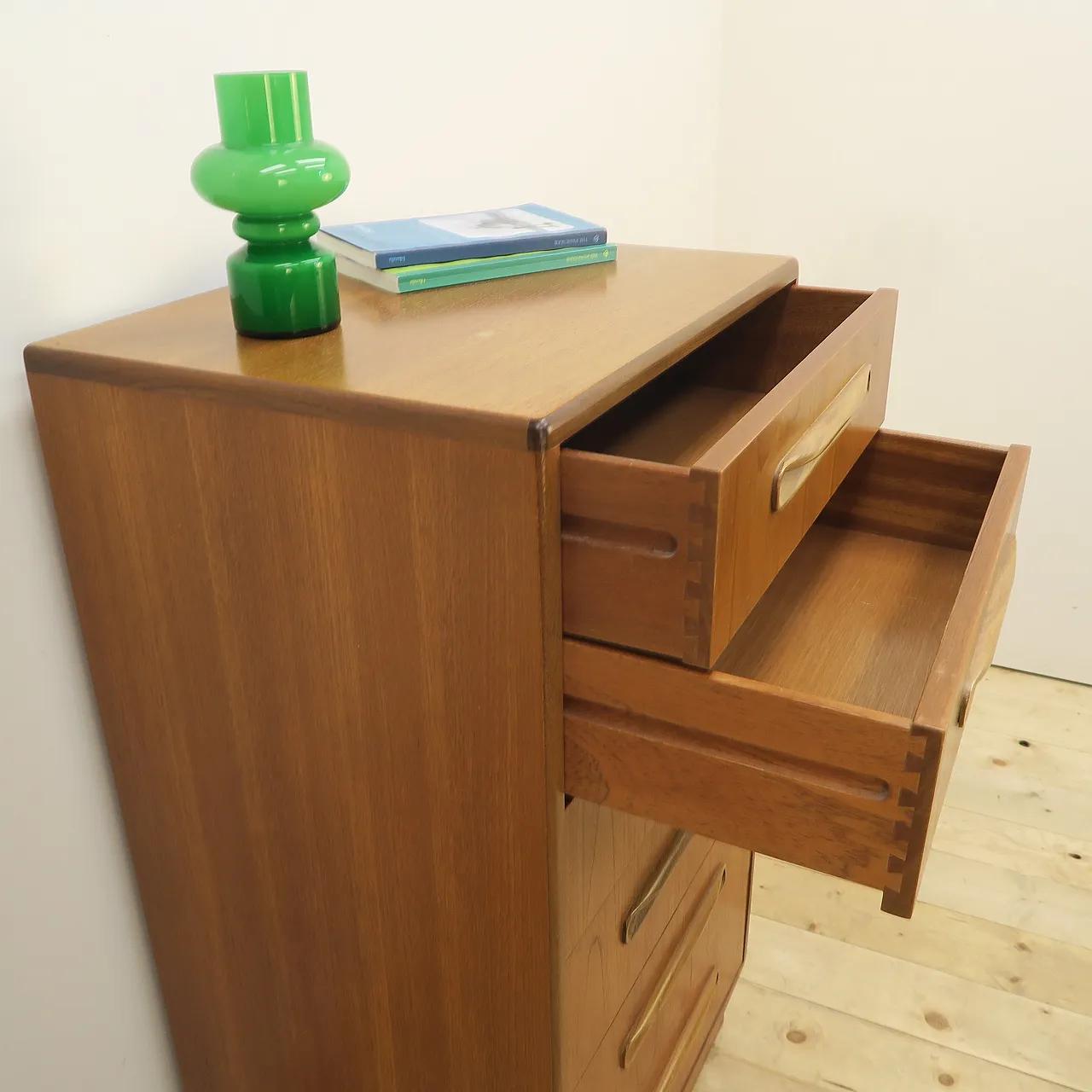 Tall Boy Fresco Chest of Drawers by Victor B. Wilkins for G-Plan, 1970 7
