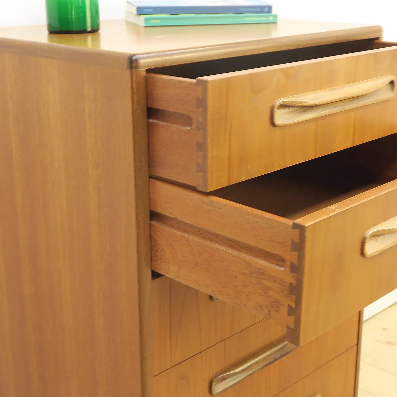 Tall Boy Fresco Chest of Drawers by Victor B. Wilkins for G-Plan, 1970 9