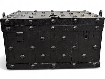 Iron armored chest, 19th century