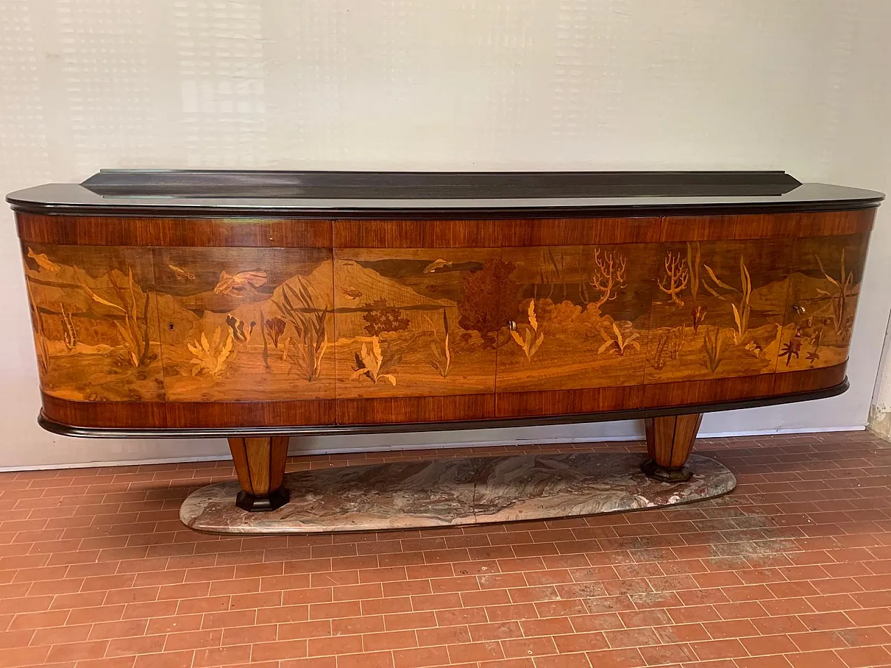 Large Living Room Container by Piero Del Grande for Vittorio Dassi, 19 1