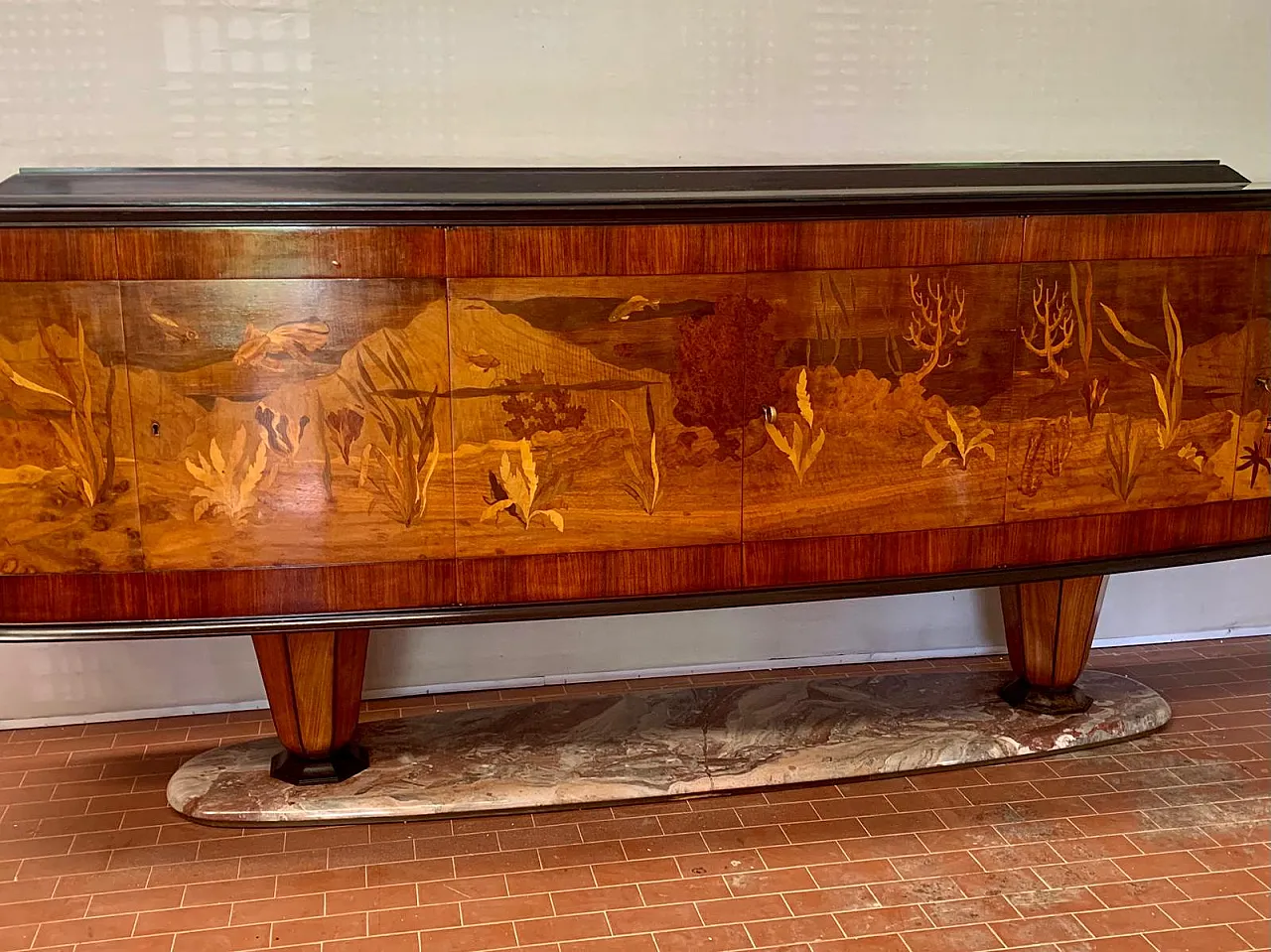 Large Living Room Container by Piero Del Grande for Vittorio Dassi, 19 4