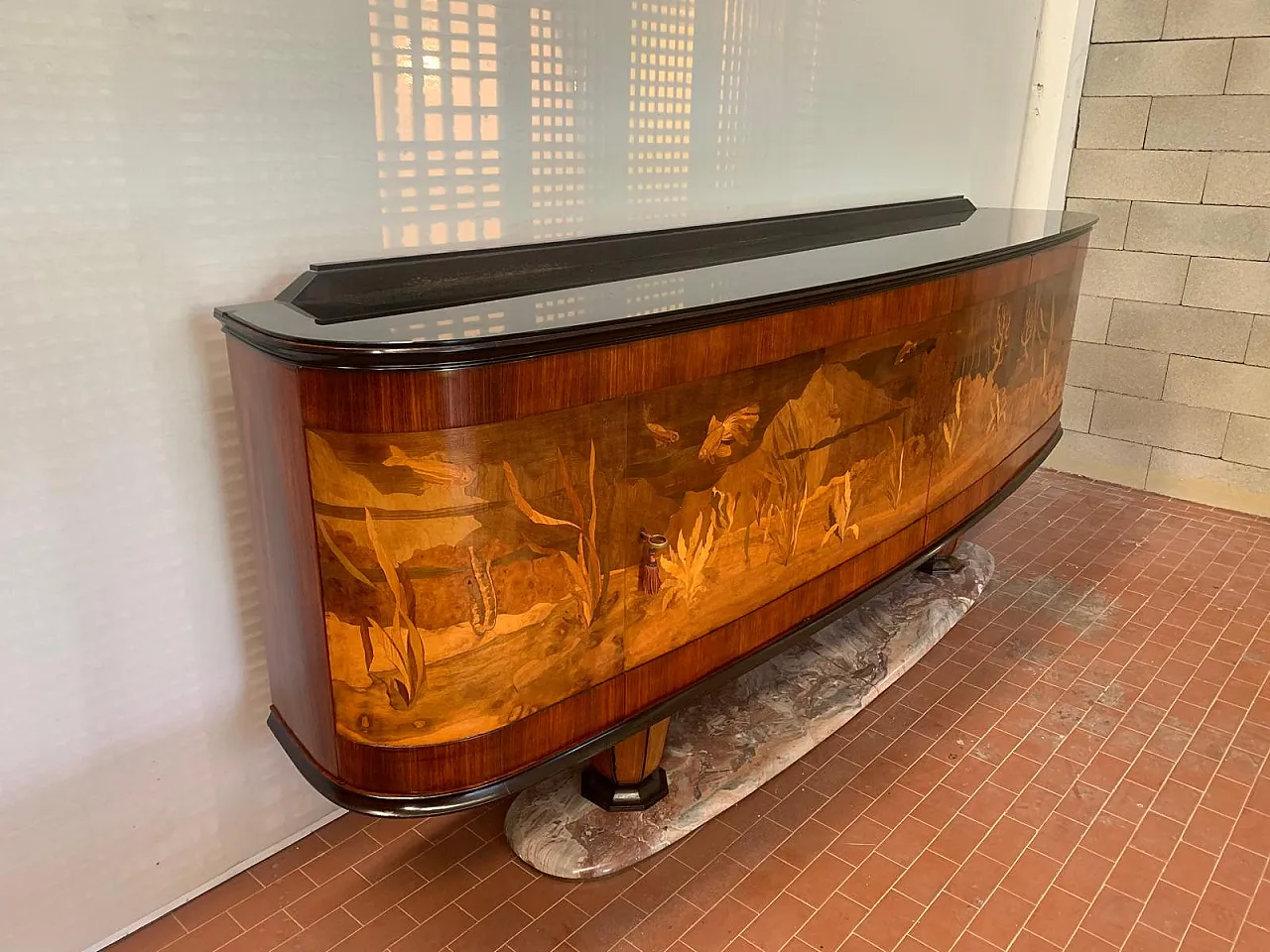 Large Living Room Container by Piero Del Grande for Vittorio Dassi, 19 5