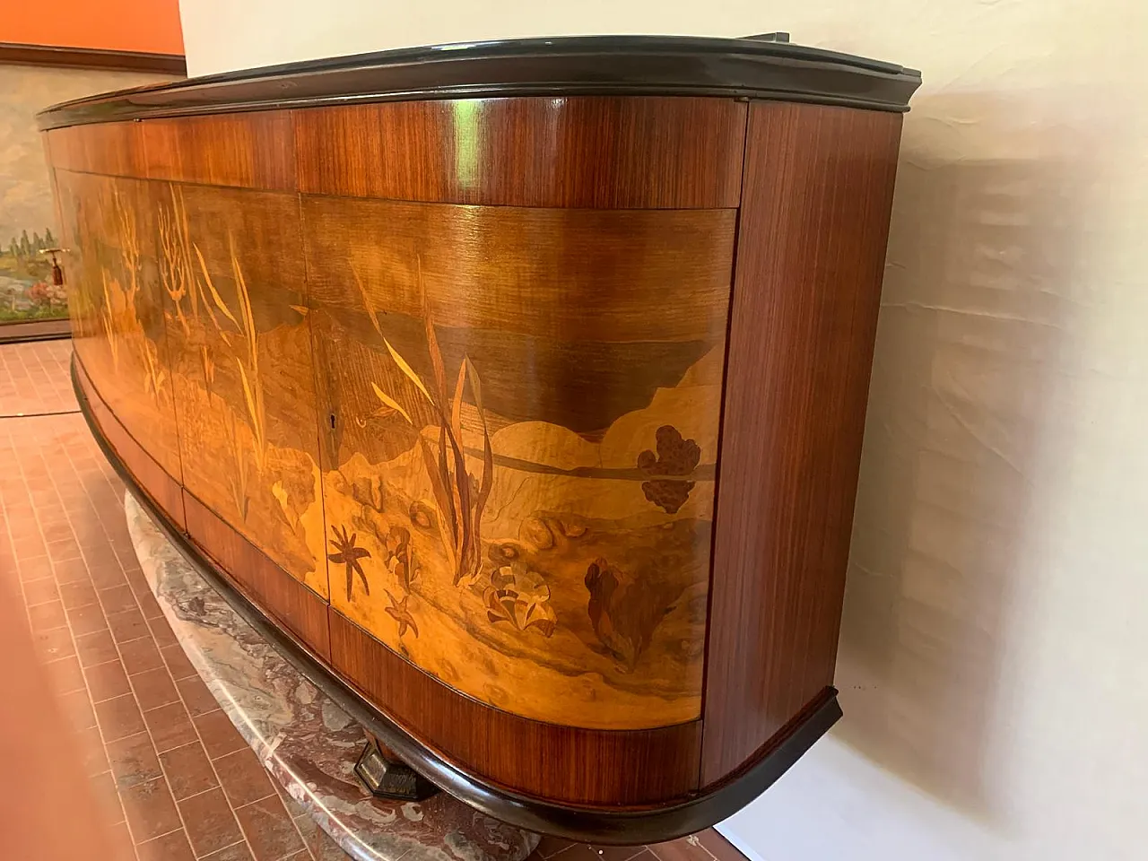 Large Living Room Container by Piero Del Grande for Vittorio Dassi, 19 7