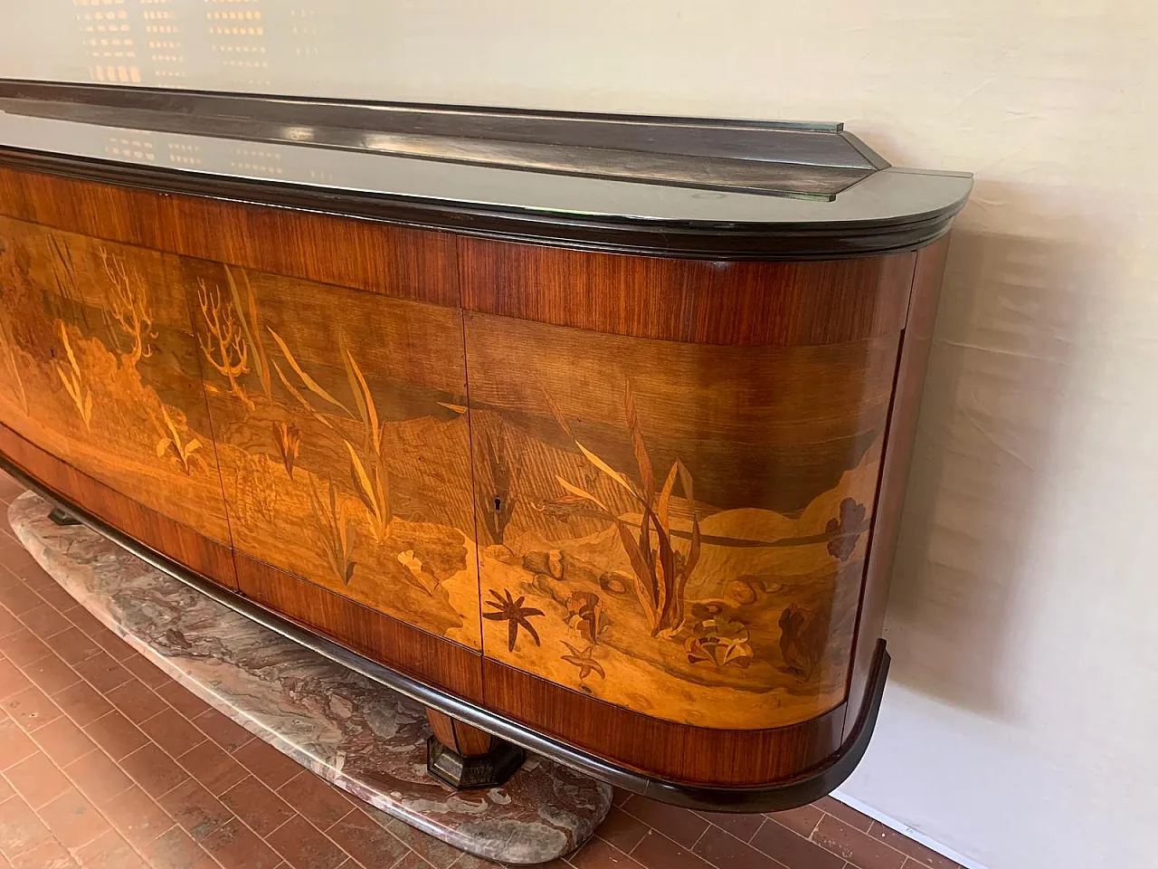 Large Living Room Container by Piero Del Grande for Vittorio Dassi, 19 8