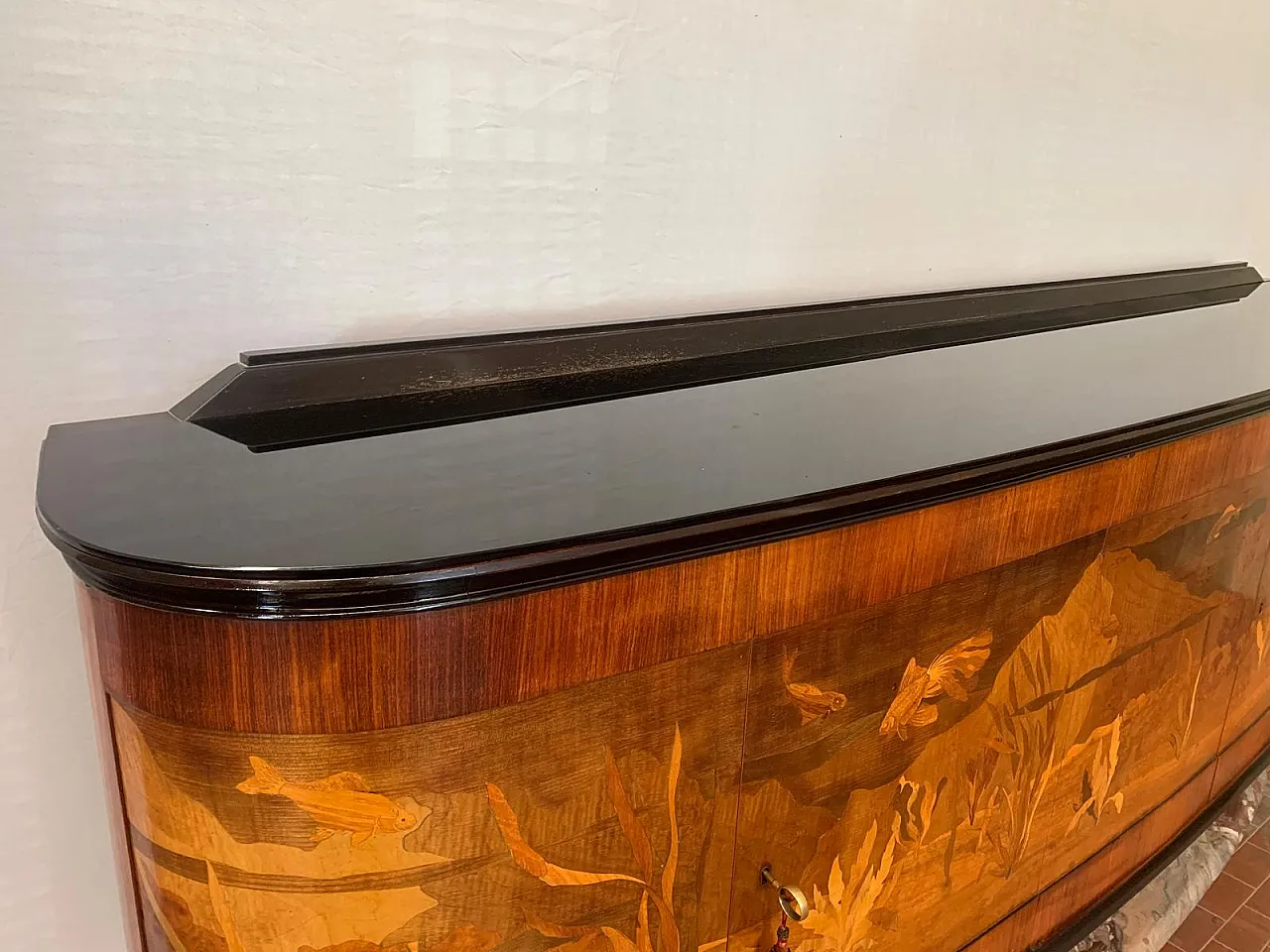 Large Living Room Container by Piero Del Grande for Vittorio Dassi, 19 9
