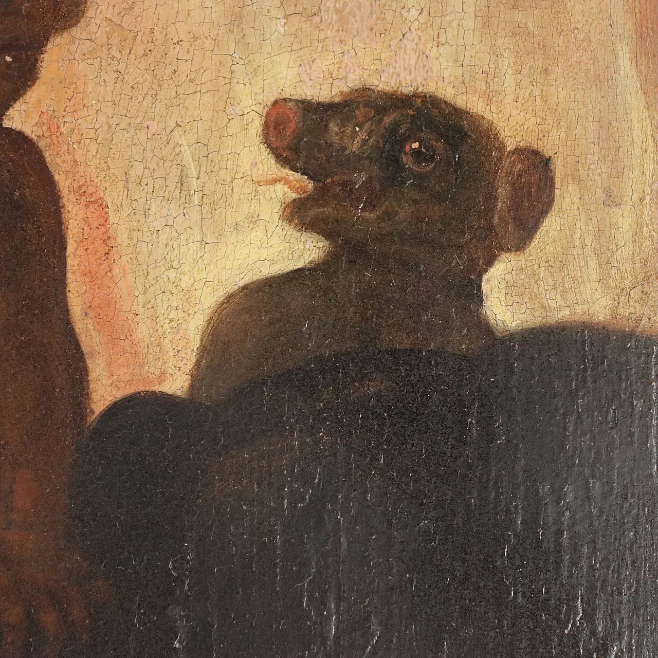 Christ in Purgatory, oil on panel, 17th century 9