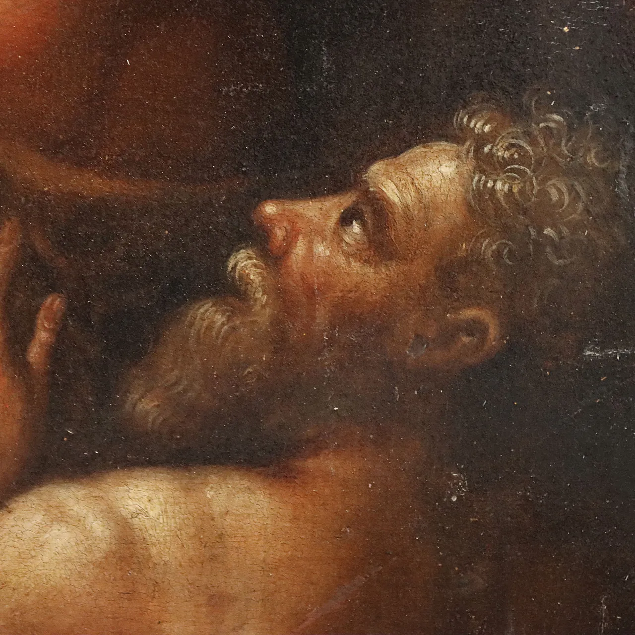 Christ in Purgatory, oil on panel, 17th century 10
