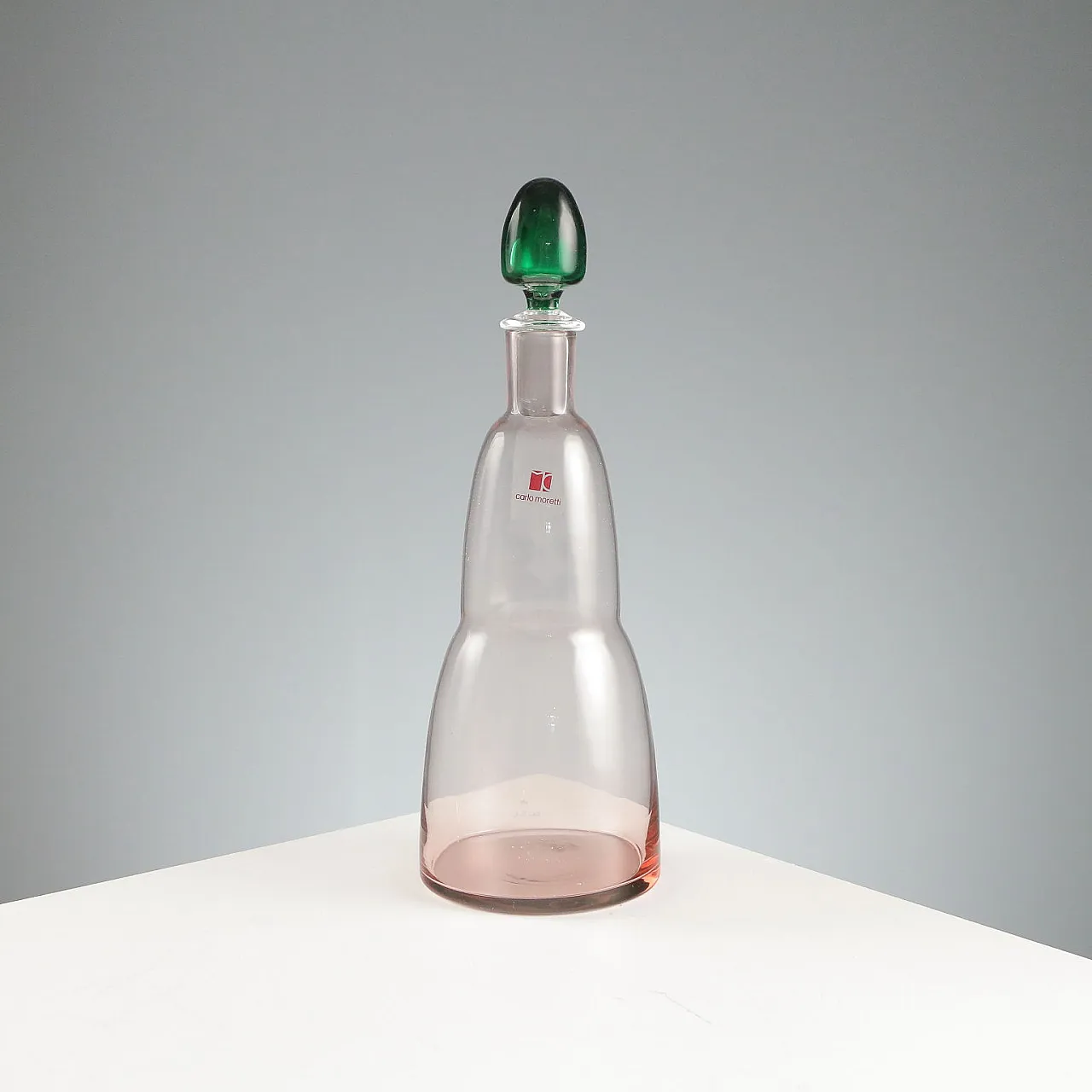 Carlo Moretti bottle Murano manufacture, 20th century 1