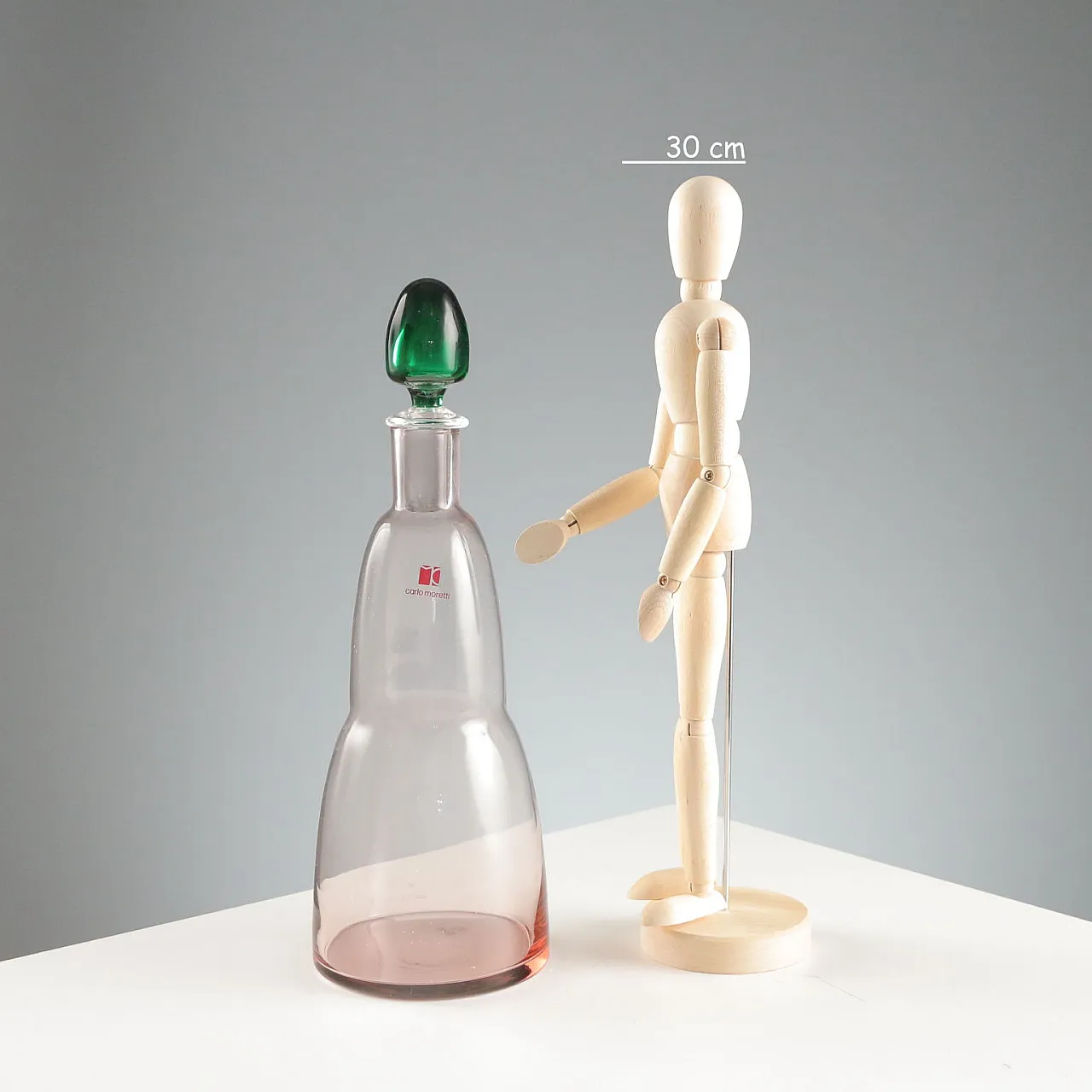 Carlo Moretti bottle Murano manufacture, 20th century 2