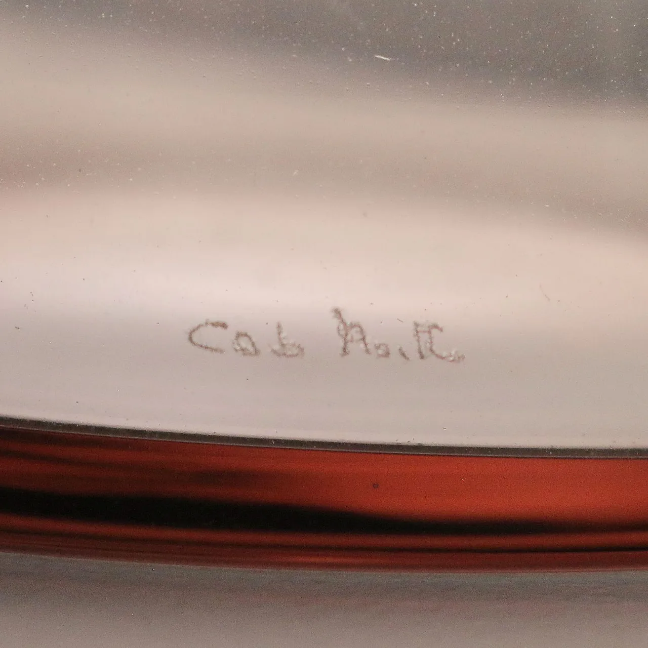 Carlo Moretti bottle Murano manufacture, 20th century 6
