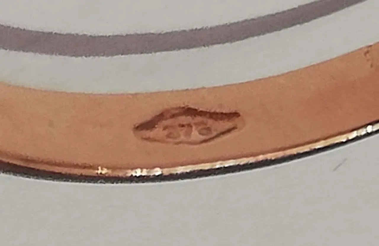 Diamonds, rose gold and silver ring, 1970s 7