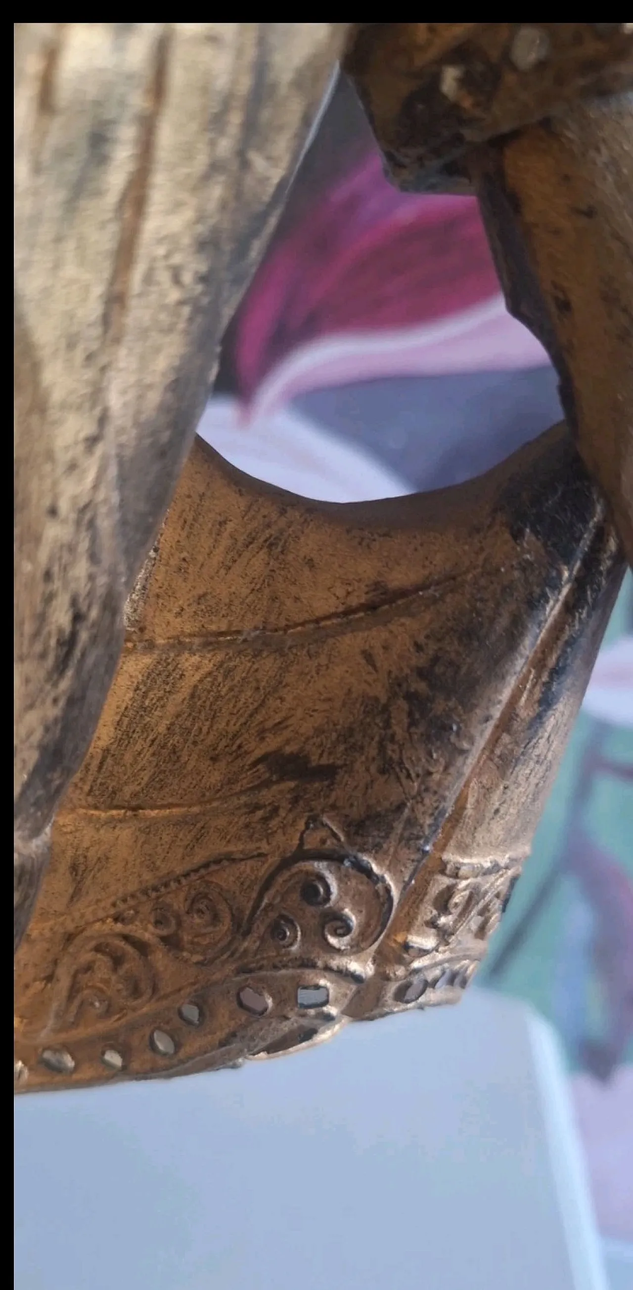Antique Mandalay Buddha in gilded wood, Burma 19th Century 7