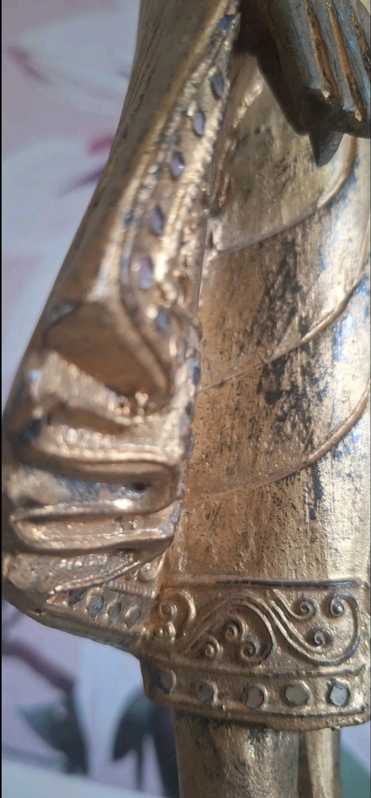 Antique Mandalay Buddha in gilded wood, Burma 19th Century 9
