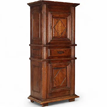 Credenza in stile Barocco in rovere con cassaforte, '800